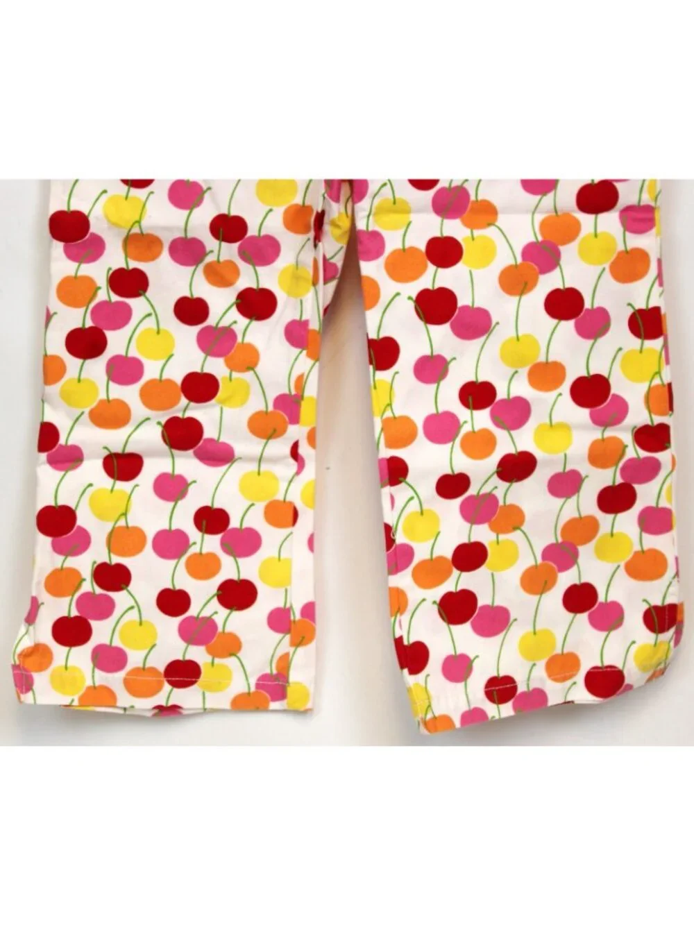 2008 Gymboree Cherry Baby Print Capri Pants sz 10 Adjustable Waist Summer Pocket